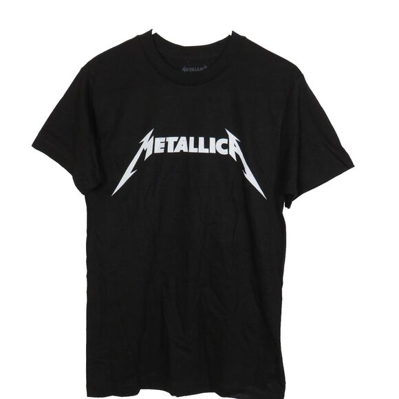 Metallica Black Cotton Tee Unisex Adult Size Medium - Picture 1 of 7